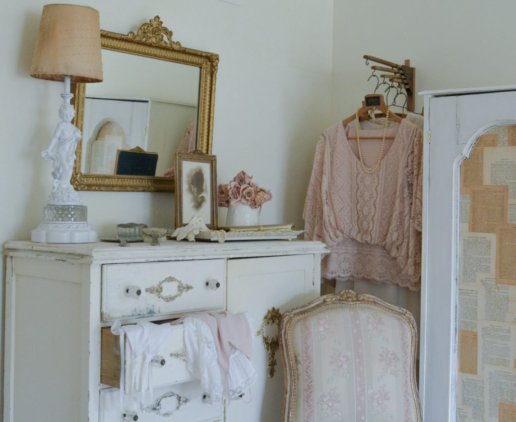 how to clean antiques, chifferobe, shabby chic, romantic decor
