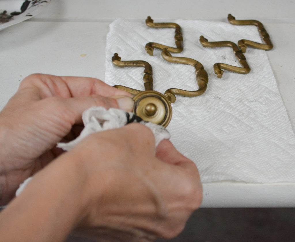 DIY Antique Brass Curtain Rod - Janet Clark at Home