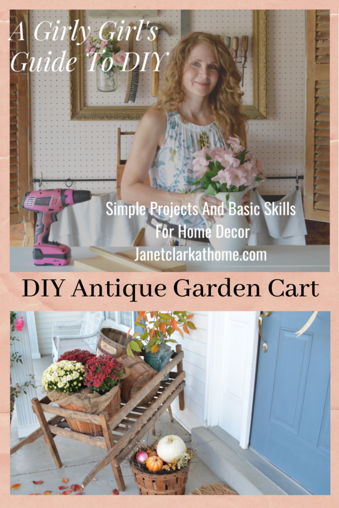 DIY antique garden cart | A Girly Girl's Guide to DIY