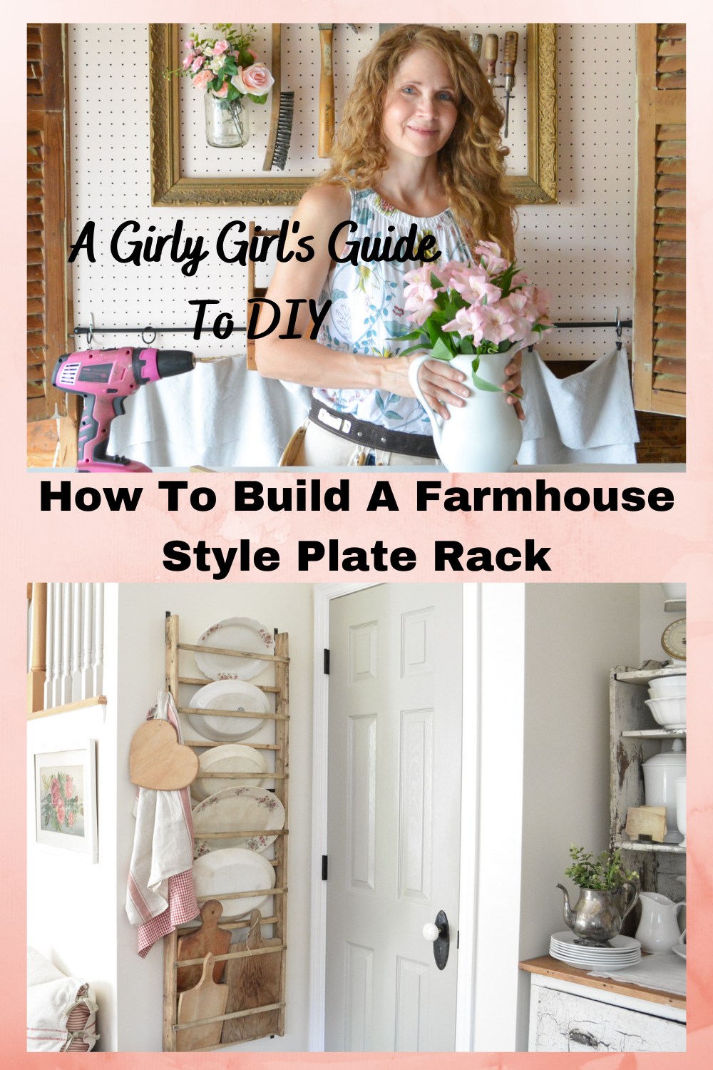 English cottage plate rack: a pretty + simple DIY project for my kitchen -  Quintessentially Quinlan