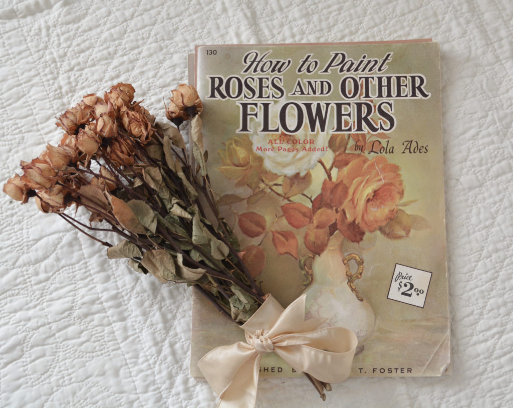 How to paint roses book