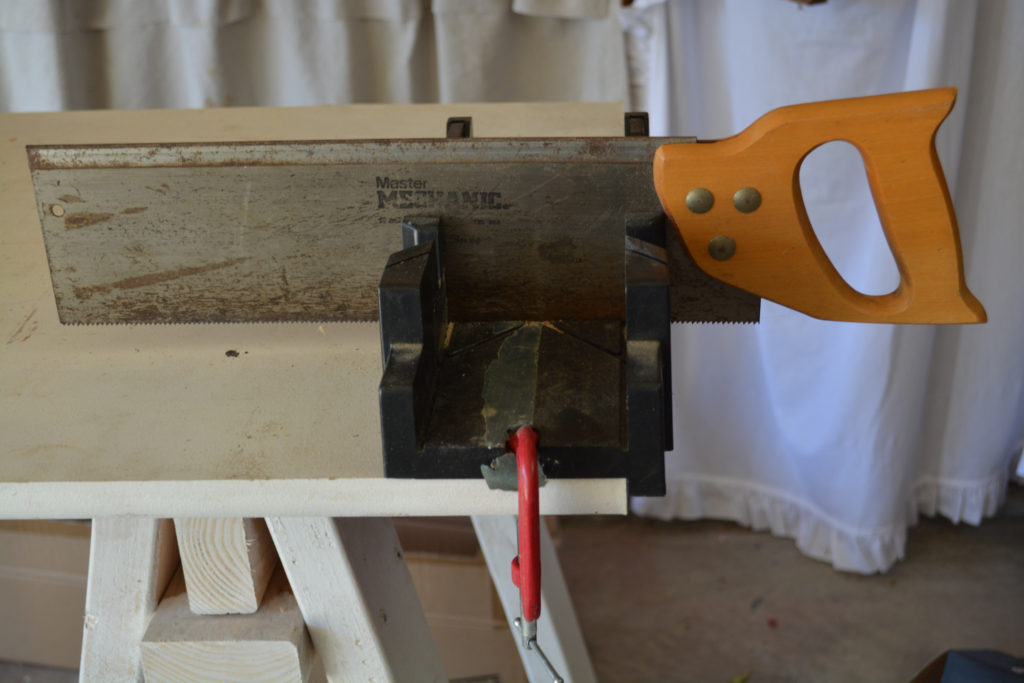 miter box and back saw