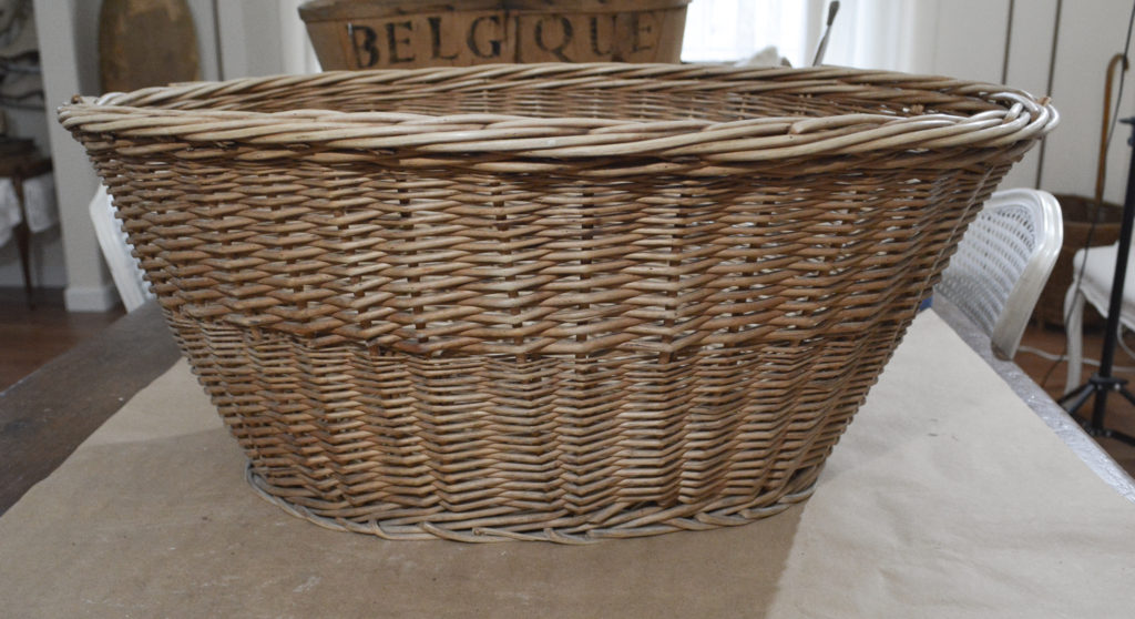 vintage laundry basket