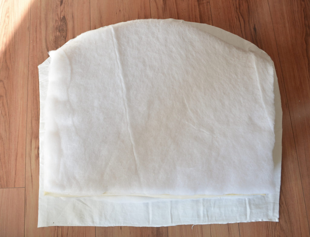 how to cut out fabric to cover a cushion
