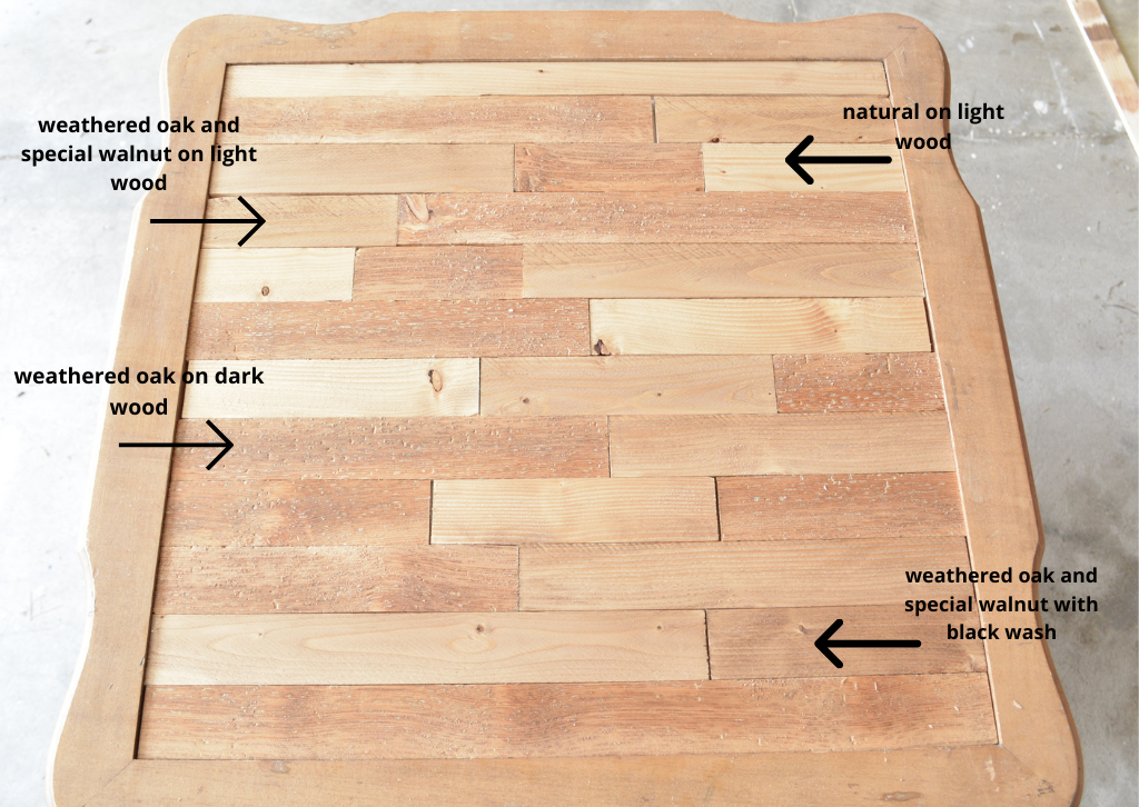 wood stain colors