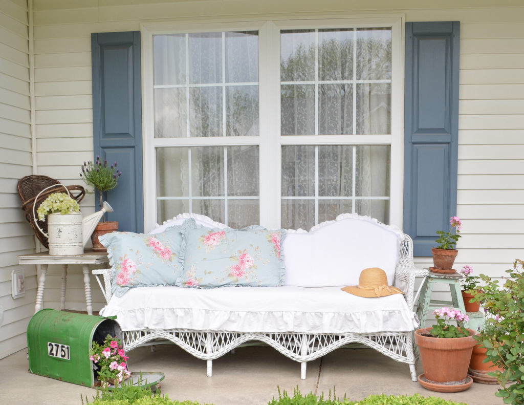 shabby chic front porch