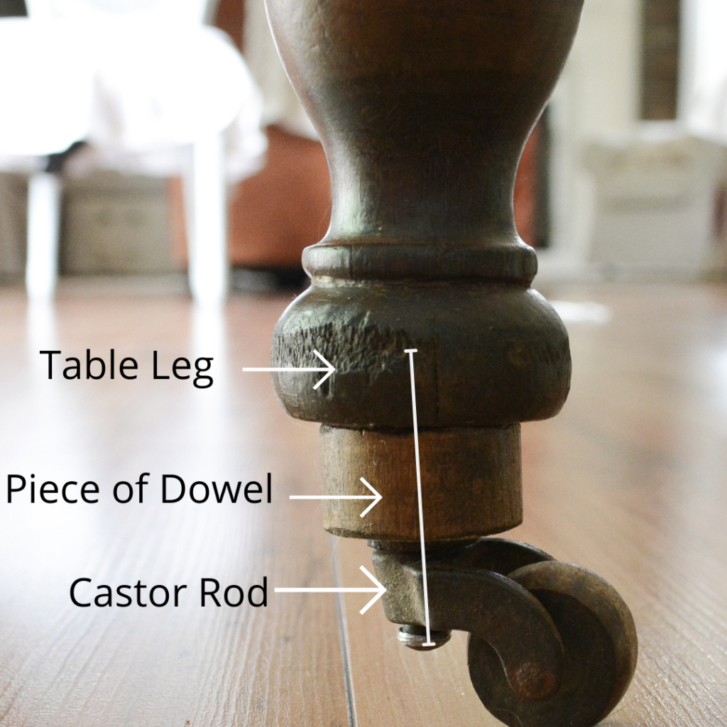 adding height to a farm table