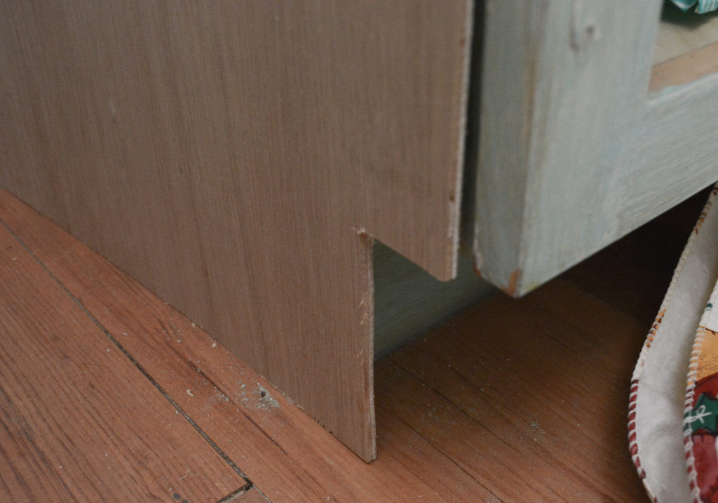 how to add a side panel to a builder grade cabinet