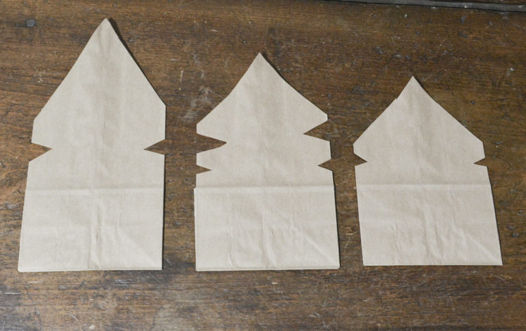 How To Make Paper Bag Stars For Christmas Decor - Janet Clark at Home