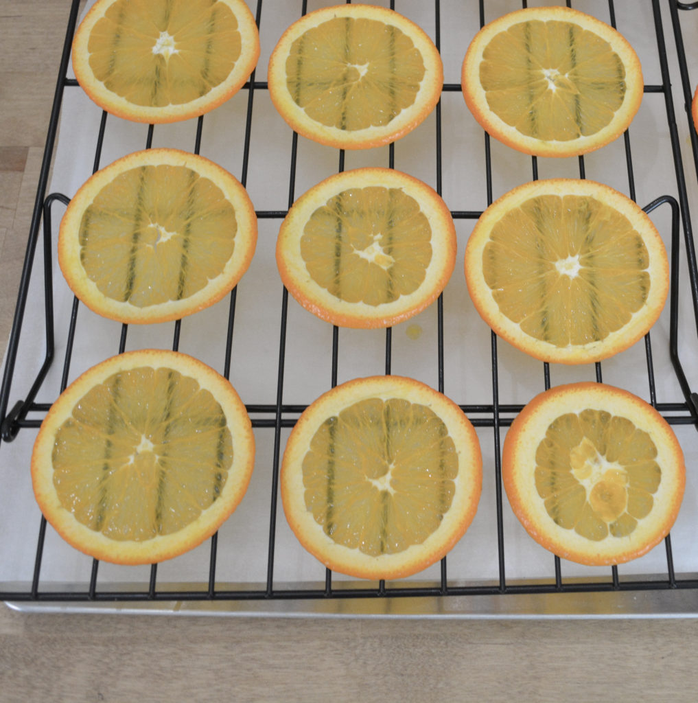 how to dry orange slices using a cooling