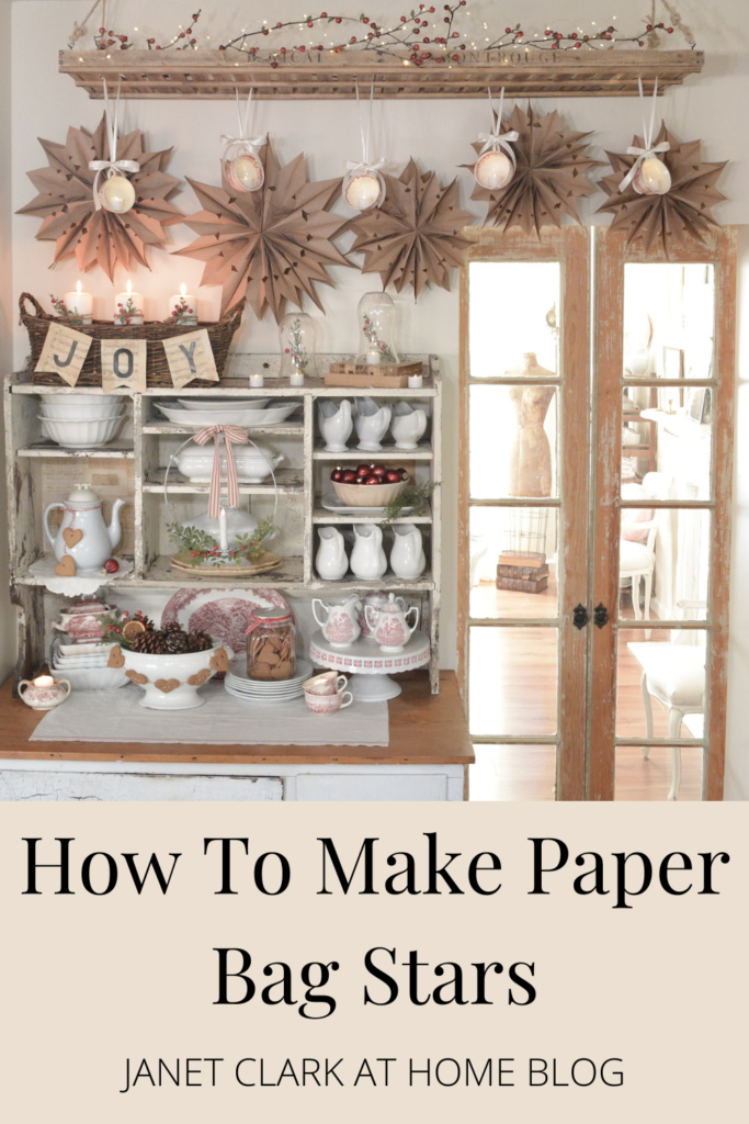 How to make paper bag stars
