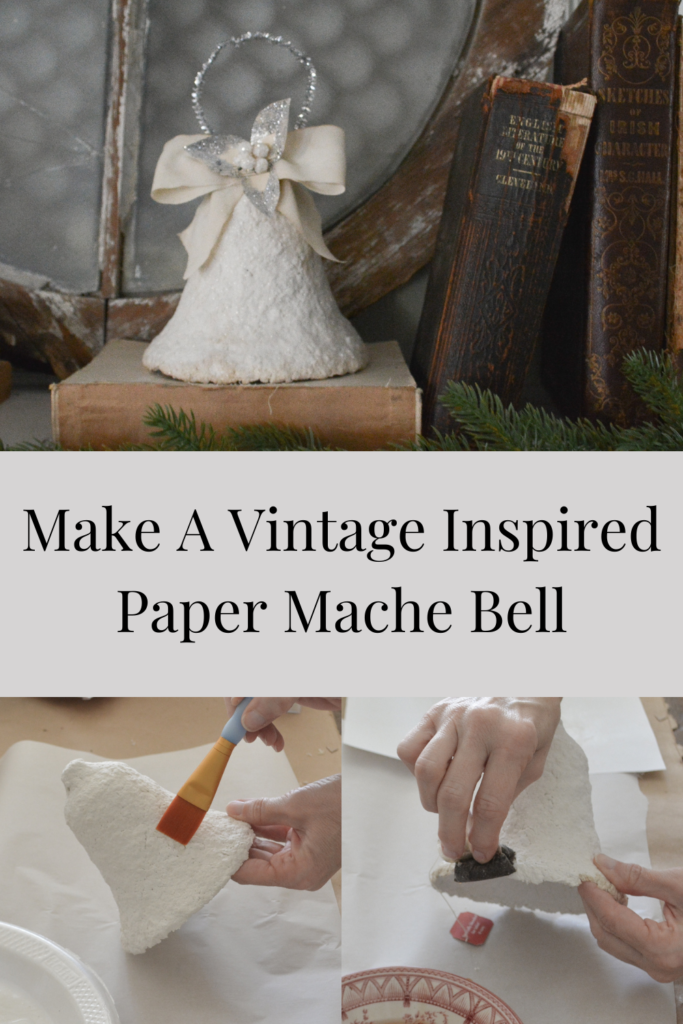 How to make a vintage inspired paper mache bell