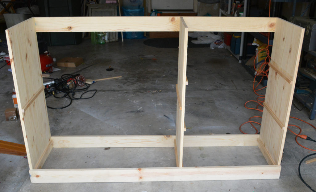 frame to build a cabinet