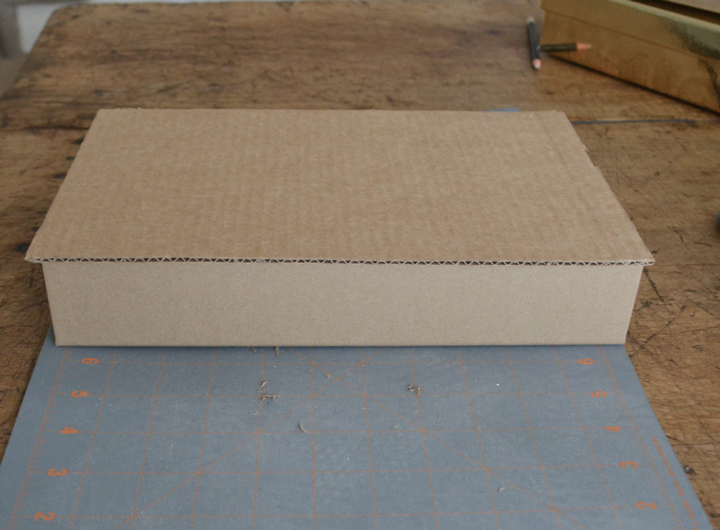plain box to cover in fabric