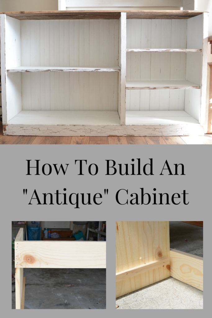 How to build an antique cabinet or shelf