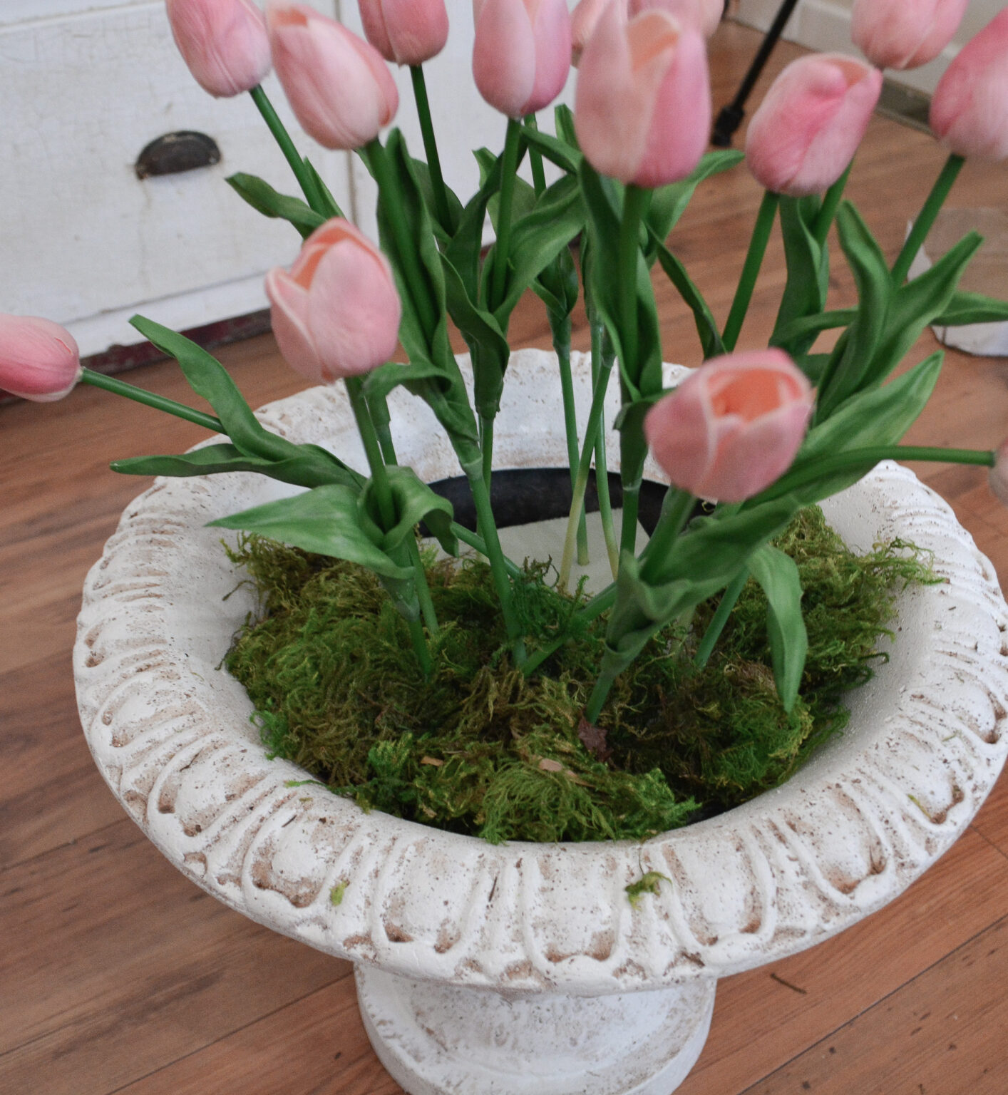 How to Style Artificial Tulips Found on Amazon - Janet Clark at Home